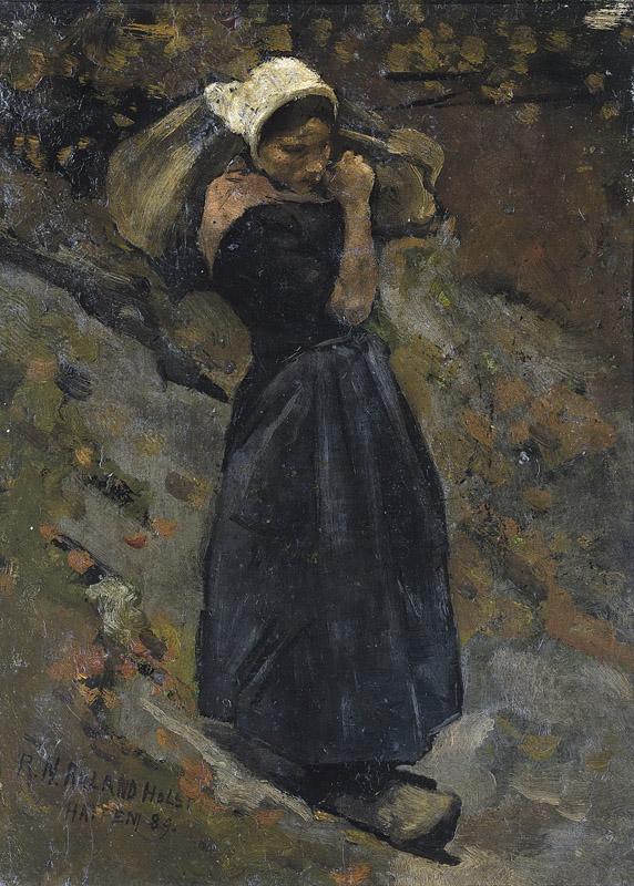 Roland Holst, Richard -- Boerin met een zak, 1889