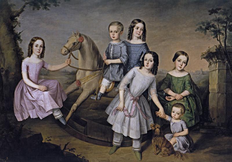 Roldan y Martinez, Jose-Retrato de la familia Lara-175,5 cm x 247,5 cm