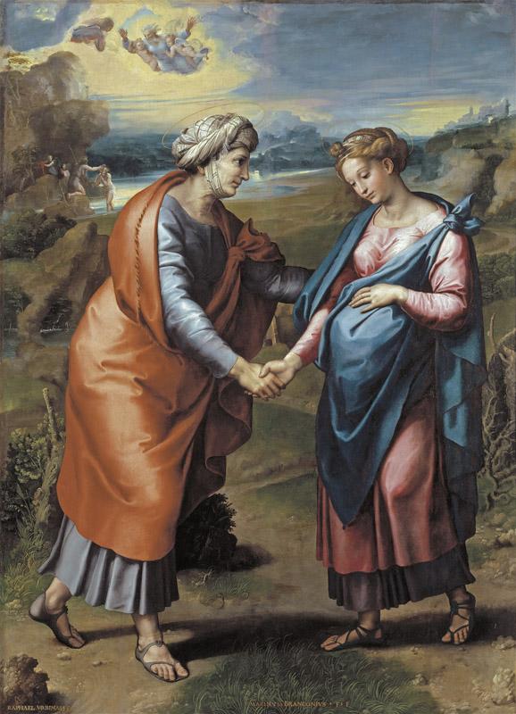Romano, Giulio Penni, Giovanni Francesco-La Visitacion-200 cm x 145 cm