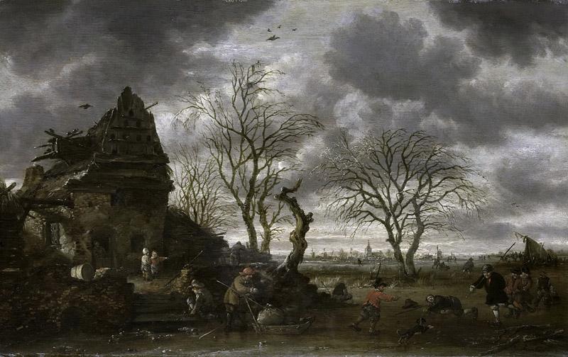 Rombouts, Salomon -- Wintergezicht, 1660-1702