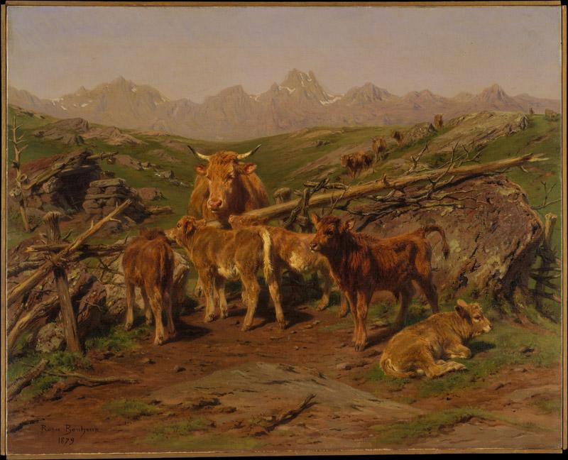 Rosa Bonheur--Weaning the Calves