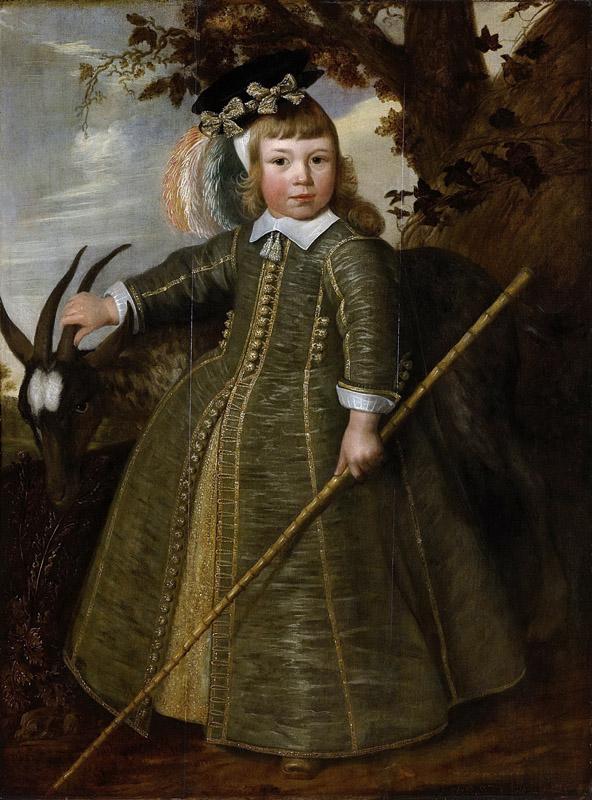 Rotius, Jan Albertsz. -- Portret van een jongetje met een bok, 1652
