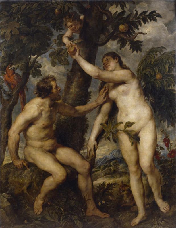 Rubens, Pedro Pablo (Copia Tiziano, Vecellio di Gregorio)-Adan y Eva