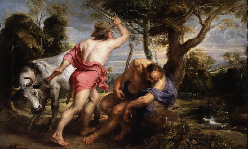 Rubens, Pedro Pablo (y taller)-Mercurio y Argos-180 cm x 298 cm