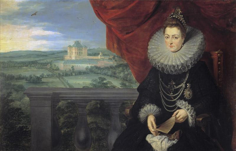 Rubens, Pedro Pablo Brueghel el Viejo, Jan-La infanta Isabel Clara Eugenia