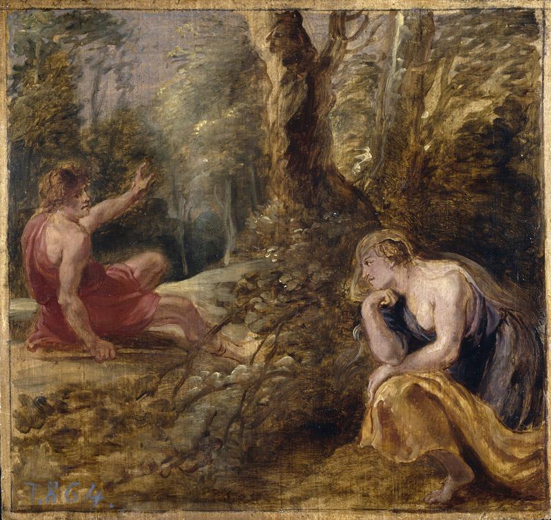 Rubens, Pedro Pablo-Cefalo y Procris-27 cm x 28,6 cm