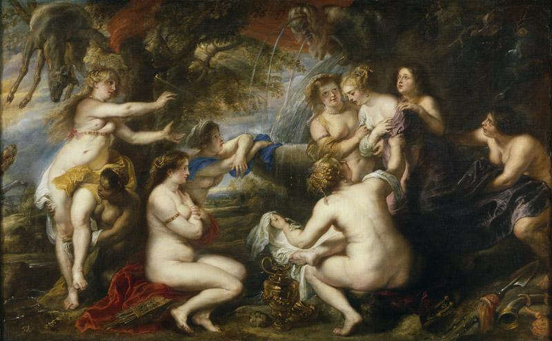 Rubens, Pedro Pablo-Diana y Calisto-202,6 cm x 325,5 cm x 4 cm