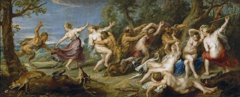 Rubens, Pedro Pablo-Diana y sus ninfas sorprendidas por satiros