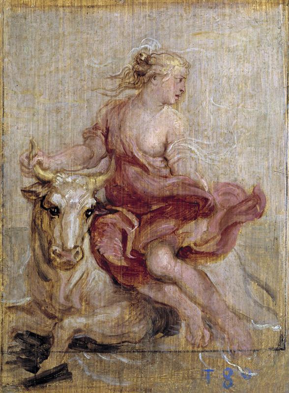 Rubens, Pedro Pablo-El rapto de Europa-18,9 cm x 13,7 cm
