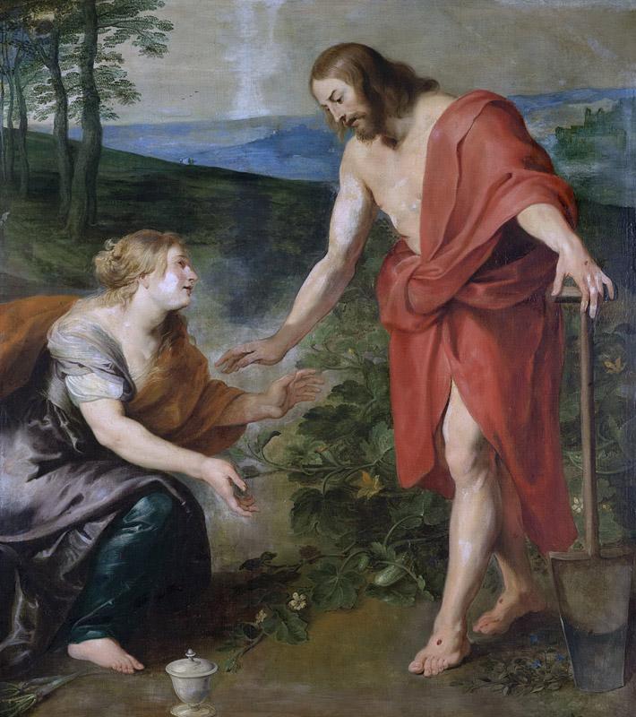 Rubens, Peter Paul -- Noli me tangere, de ontmoeting van Christus en Maria Magdalena, 1610-1690