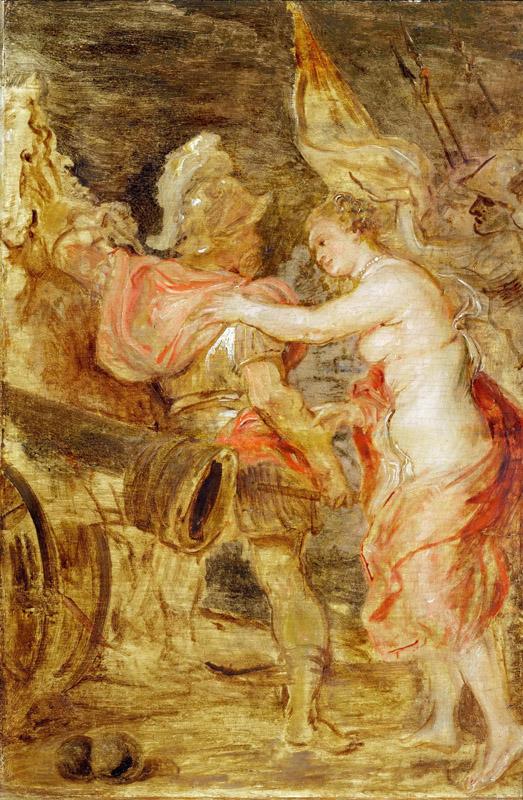 Rubens, Peter Paul -- Venus escortant Mars sur le chemin de la guerre