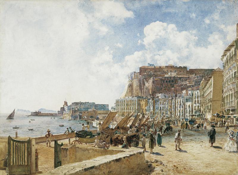 Rudolf von Alt - View of Naples