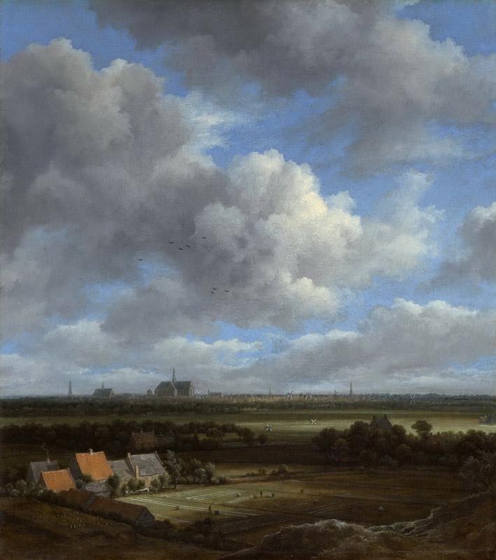 Ruisdael, Jacob Isaacksz. van -- Gezicht op Haarlem uit het noordwesten 1650-1682