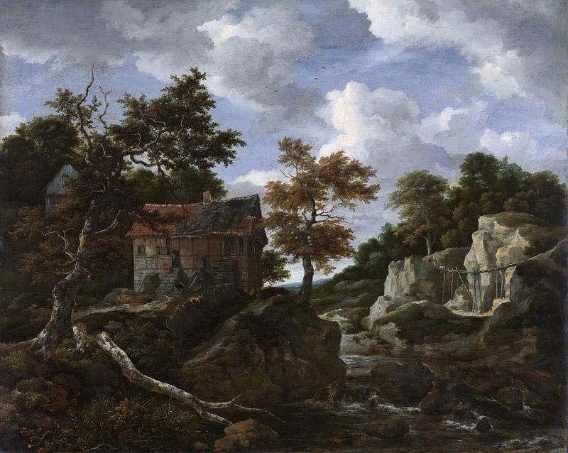 Ruisdael, Jacob Isaacksz. van -- Rotsachtig landschap, 1650-1682