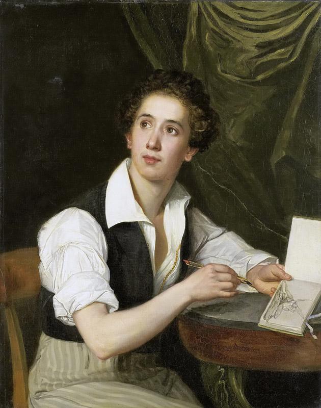 Saligo, Charles -- Zelfportret, 1824-1826