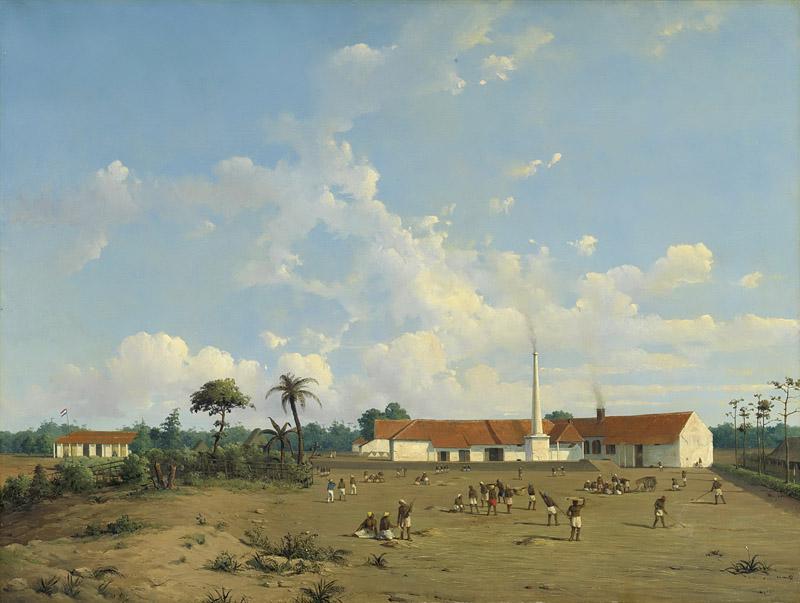 Salm, Ab -- De suikerfabriek Kemanglen bij Tegal (of Tagal) op Java, 1870 - 1875