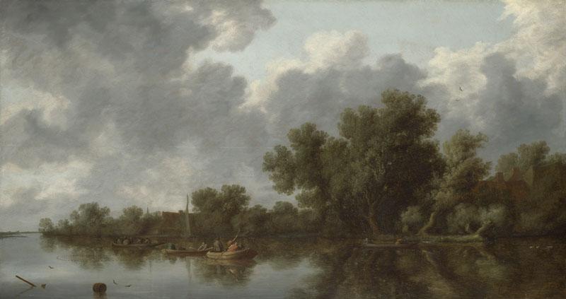 Salomon van Ruysdael - River Scene