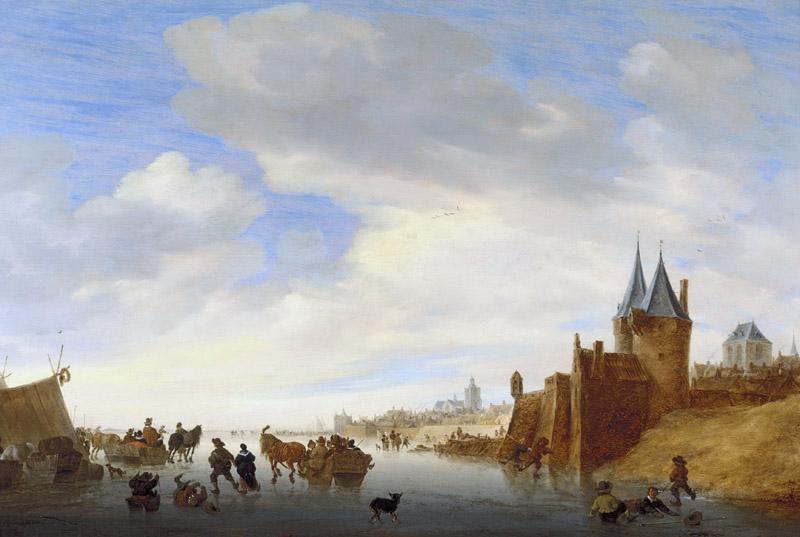 Salomon van Ruysdael - Winter Landscape at Arnhem
