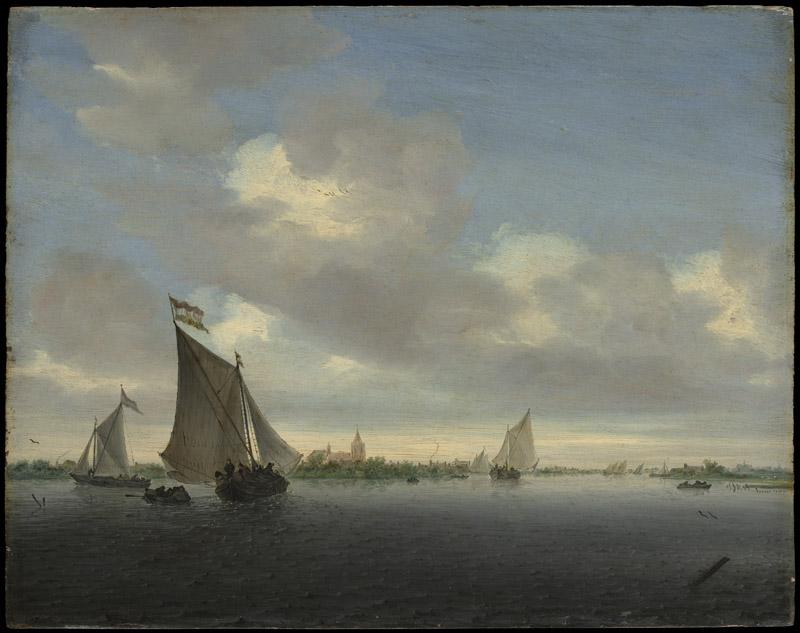 Salomon van Ruysdael--Marine