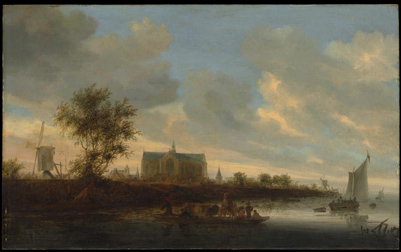 Salomon van Ruysdael--View of the Town of Alkmaar