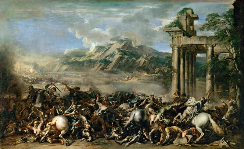 Salvator Rosa (1615-1673) -- Heroic Battle