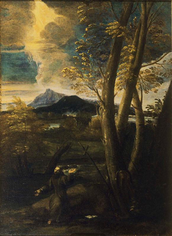 Salvator Rosa (1615-1673)-St. Francis in Ecstasy