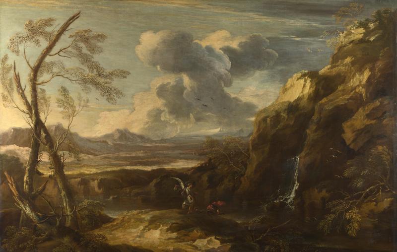 Salvator Rosa - Landscape with Tobias and the Angel