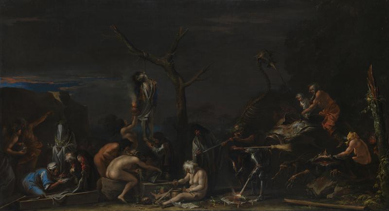 Salvator Rosa - Witches at their Incantations