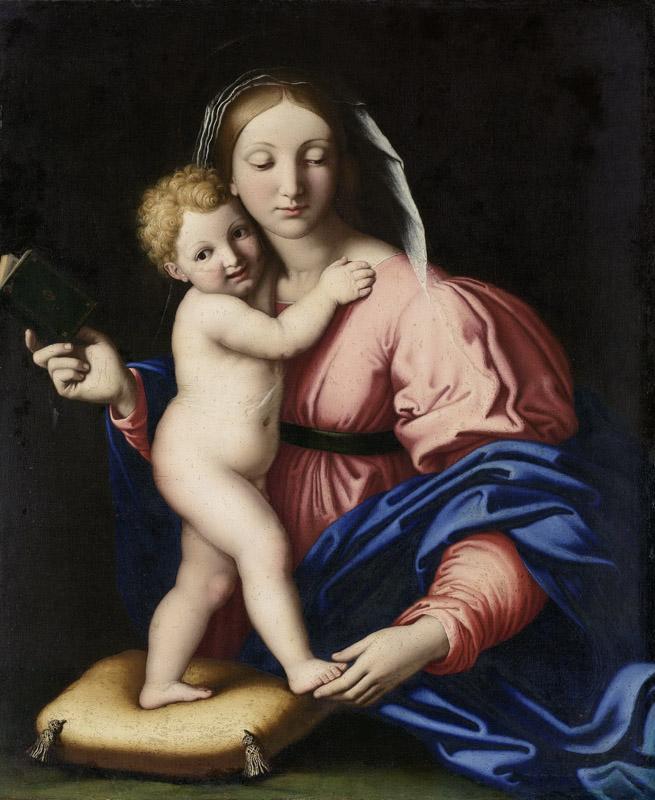 Salvi, Giovanni Battista -- Madonna met kind, 1640-1699