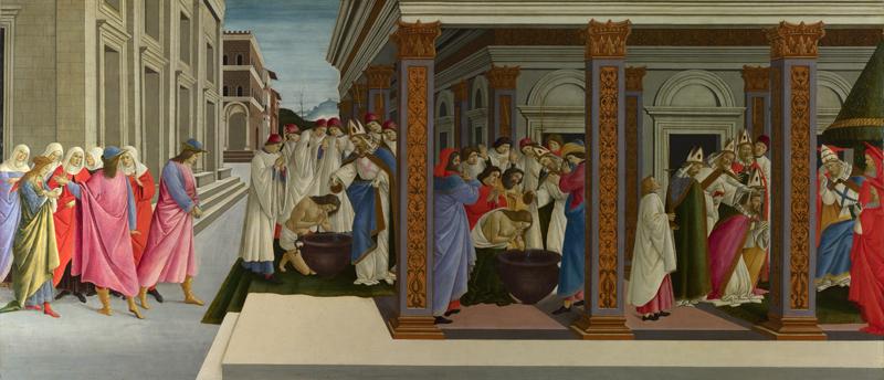 Sandro Botticelli - Four Scenes from the Early Life of Saint Zenobius