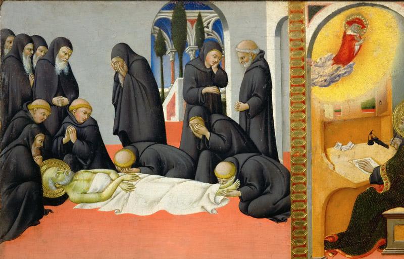 Sano di Pietro (1405-1481)-Death of Saint Jerome