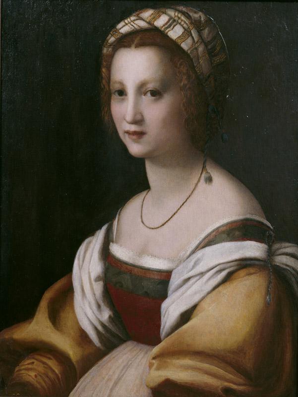 Sarto, Andrea del-Retrato de mujer-73 cm x 56 cm