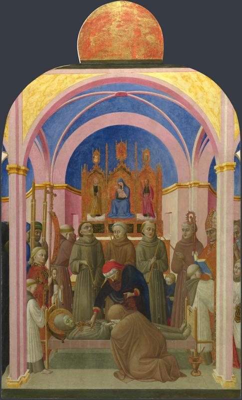Sassetta - The Funeral of Saint Francis
