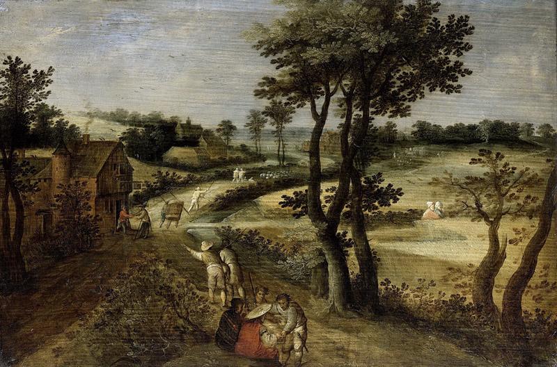 Savery, Jacob (II) -- Landschap met korenvelden, 1602-1630