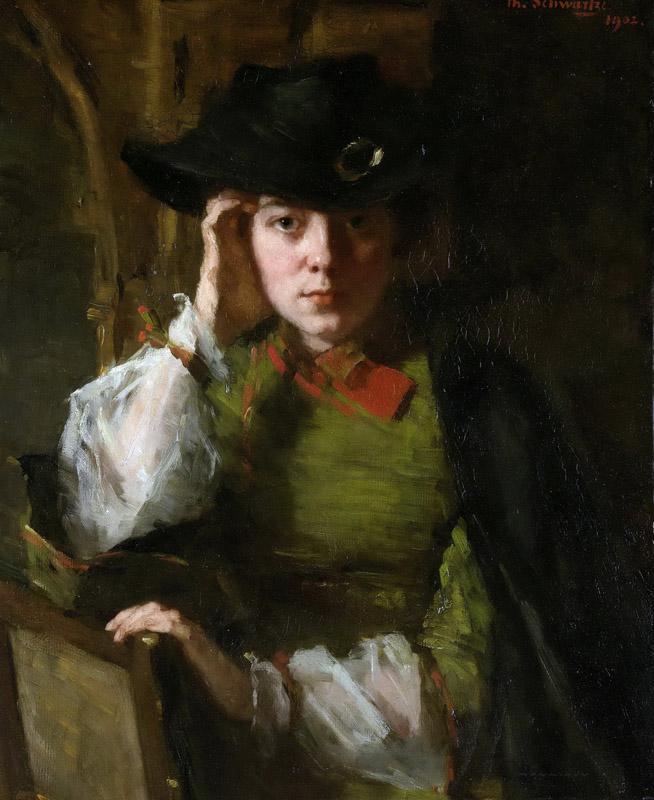 Schwartze, Therese -- Portret van Lizzy Ansingh, 1902