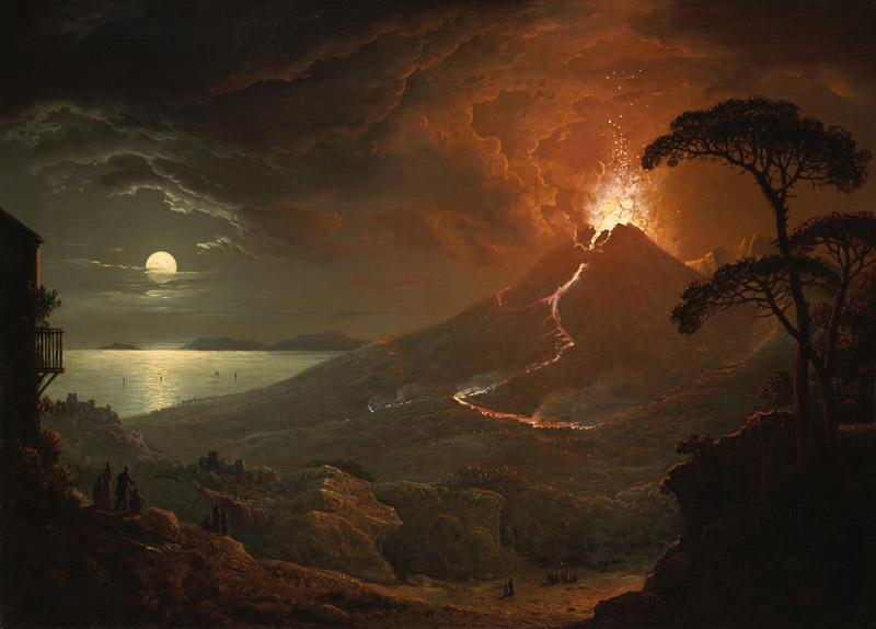Sebastian Pether - The Eruption of Vesuvius, 1825