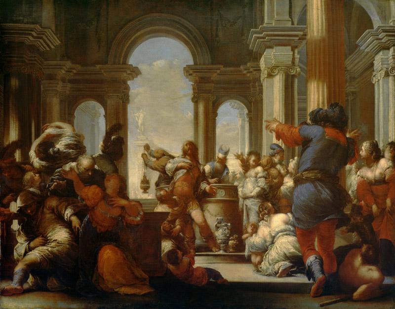 Sebastiano Mazzoni - The Sacrifice of Jephthah Daughter, 1655-1660