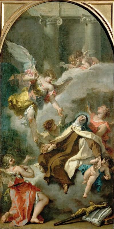 Sebastiano Ricci (1659-1734) -- Ecstasy of Saint Theresa