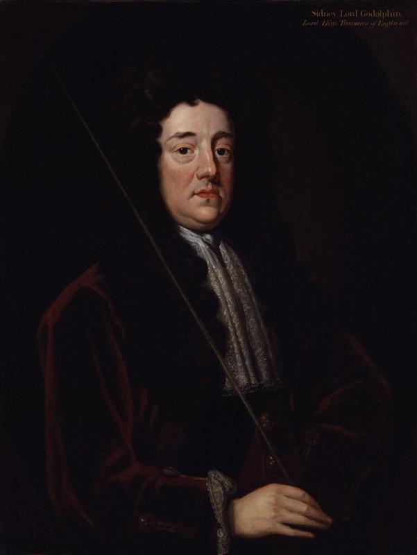 Sidney Godolphin, 1st Earl of Godolphin by Sir Godfrey Kneller, Bt