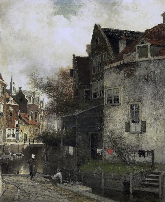 Sierich, Ferdinand Carl -- Stadsgezicht, 1860-1905