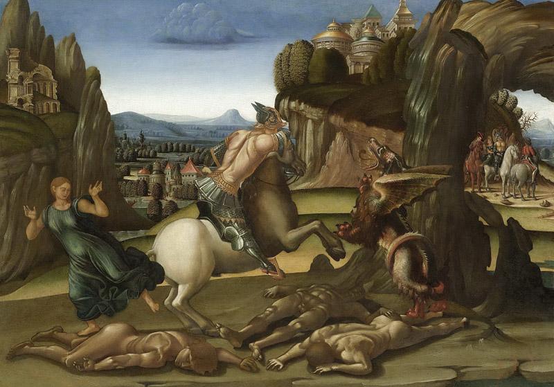 Signorelli, Luca -- Sint Joris en de draak, 1495-1505