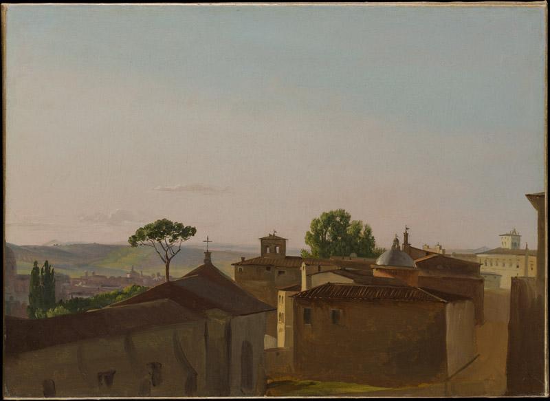 Simon Denis--View on the Quirinal Hill, Rome