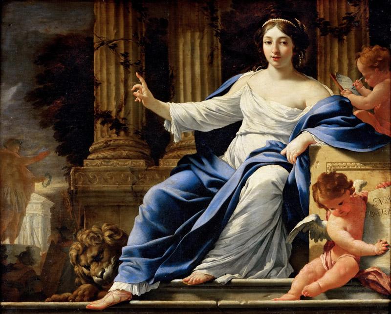 Simon Vouet -- Polyhymnia, Muse of Eloquence