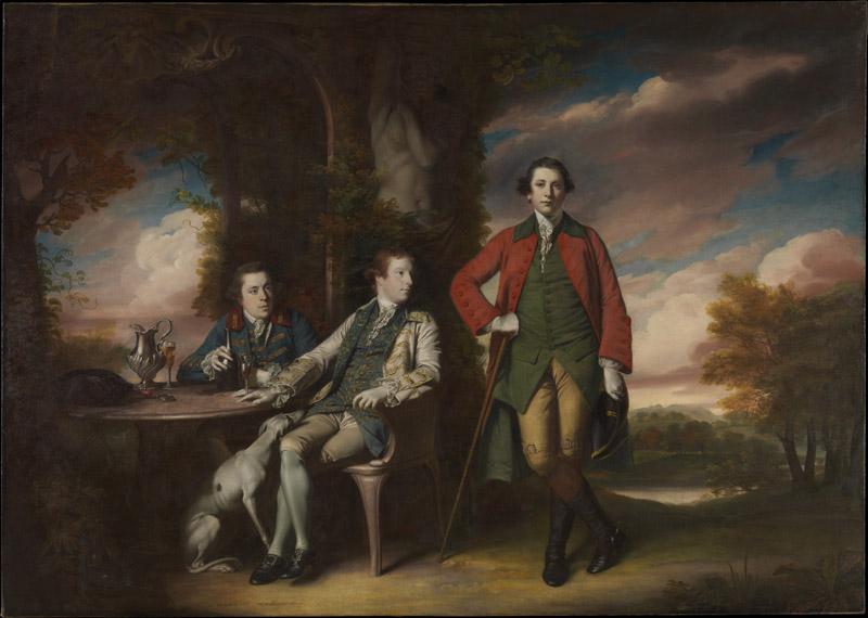 Sir Joshua Reynolds--The Honorable Henry Fane (1739-1802) with Inigo Jones and Charles Blair