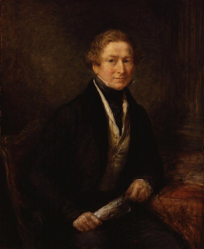 Sir Robert Peel, 2nd Bt by John Linnell
