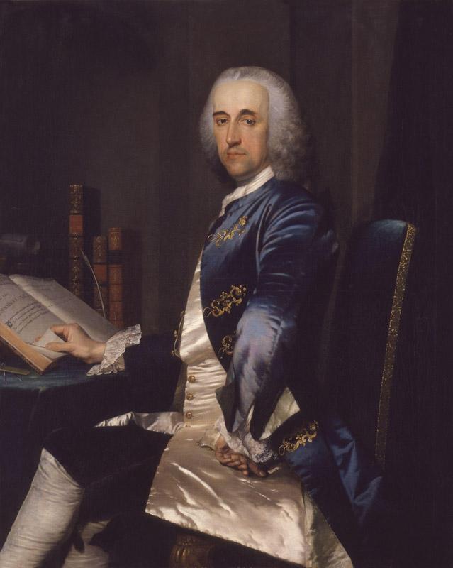 Sir Thomas Robinson, 1st Bt by Frans van der Mijn (or Myn)