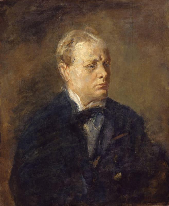 Sir Winston Leonard Spencer Churchill by Ambrose McEvoy