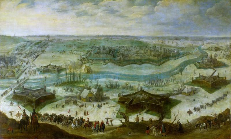 Snayers, Peter -- Een belegering van een stad, vermoedelijk het beleg van Gulik door de Spanjaarden onder Hendrik van den Bergh, 5 september 1621-3 februari 1622