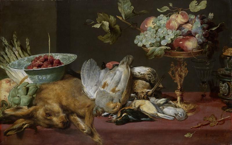 Snijders, Frans -- Stilleven met klein dood wild en vruchten, 1600-1657