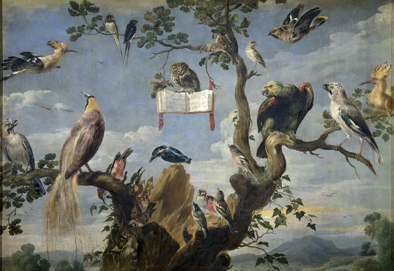 Snyders, Frans-Concierto de aves-98 cm x 137 cm